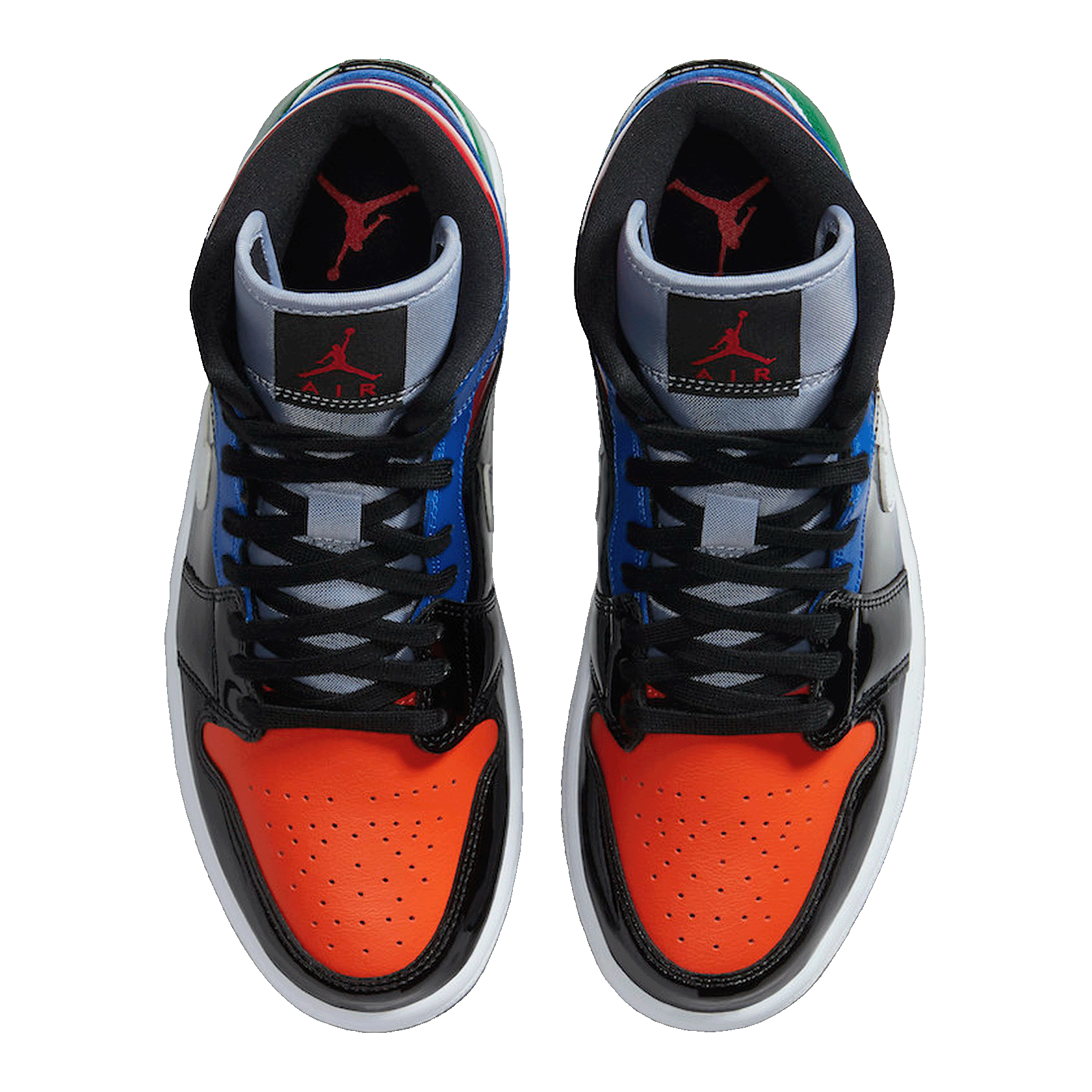 Nike Air Jordan 1 Mid Multi Patent (W) Oben