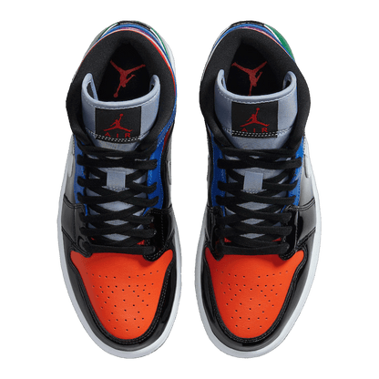 Nike Air Jordan 1 Mid Multi Patent (W) Oben