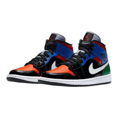 Nike Air Jordan 1 Mid Multi Patent (W) Side