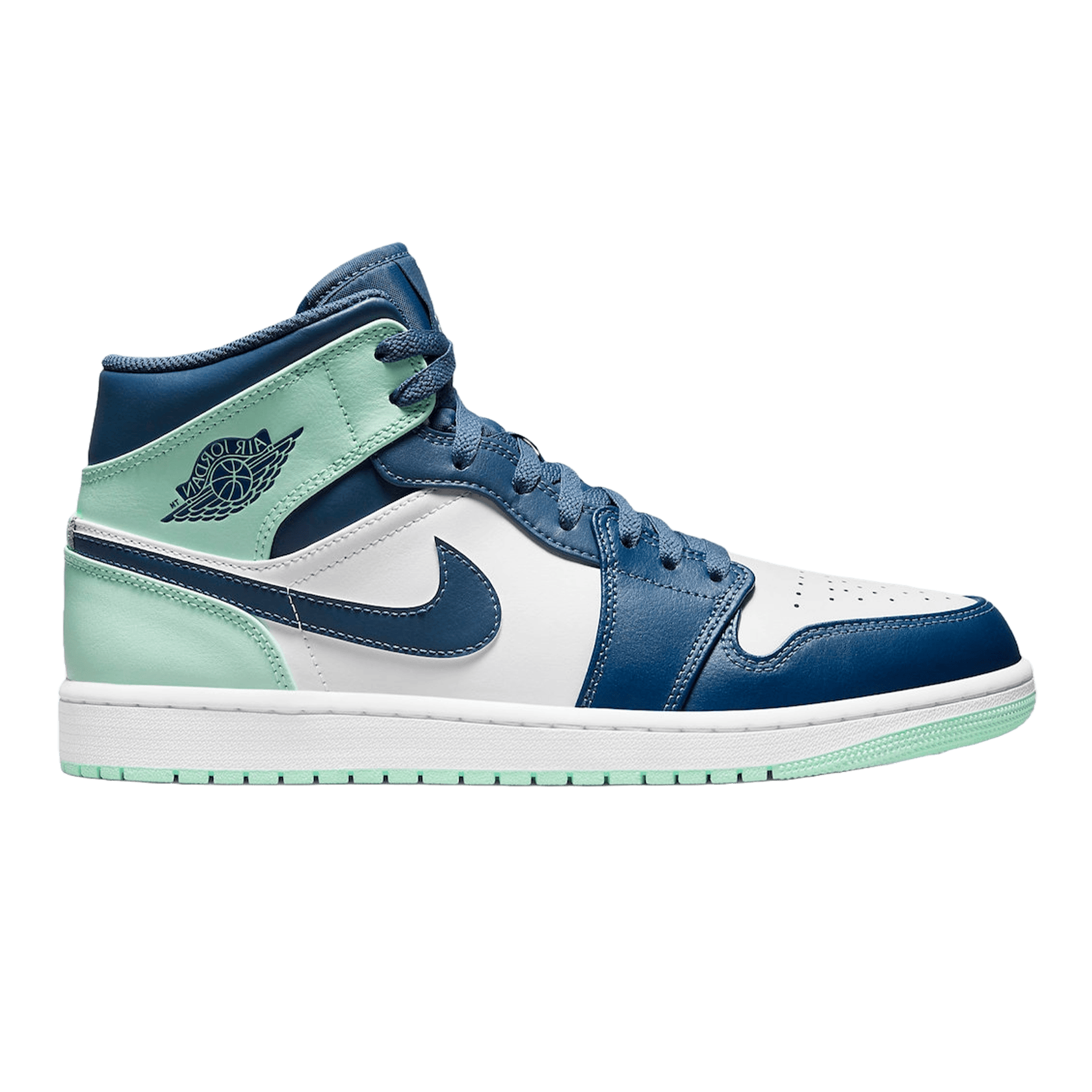 Nike Air Jordan 1 Mid Mystic Navy Mint Foam