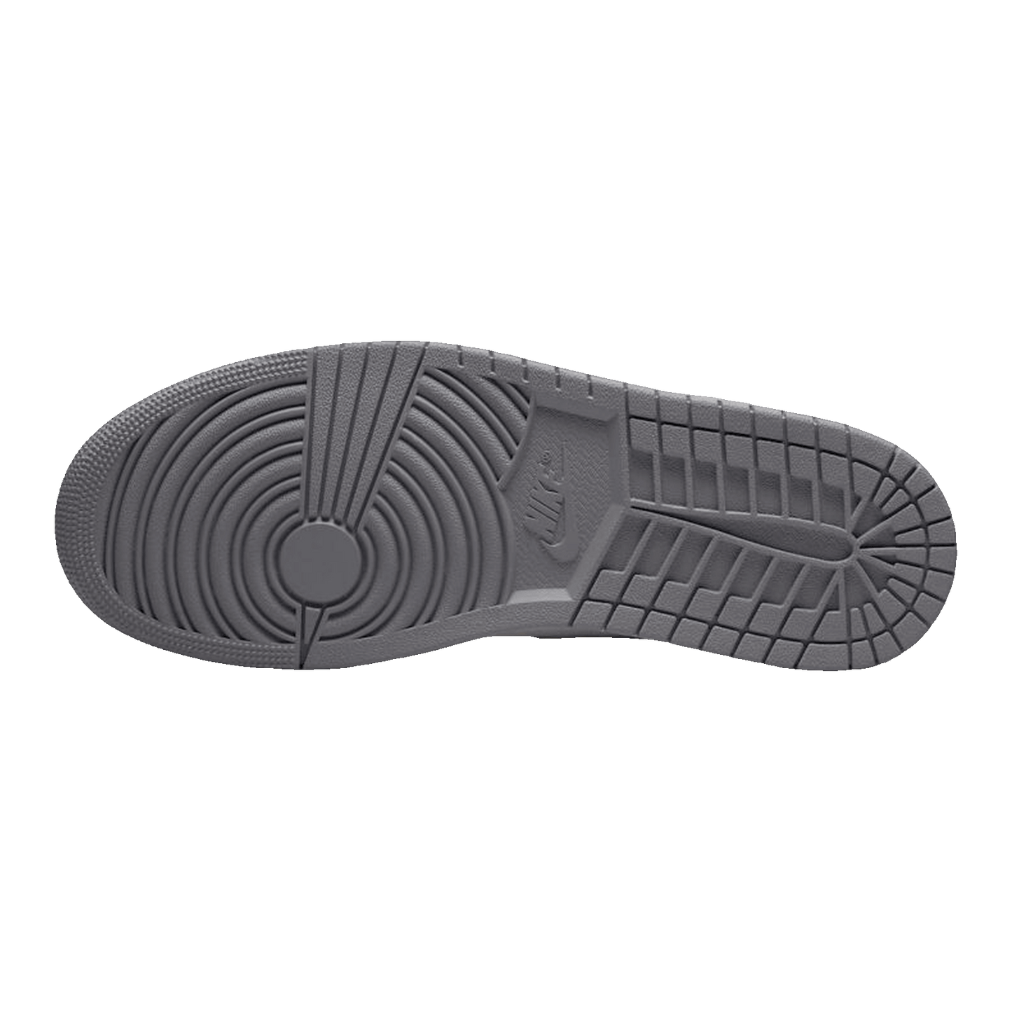 Nike Air Jordan 1 Mid Neutral Grey (GS) Sohle