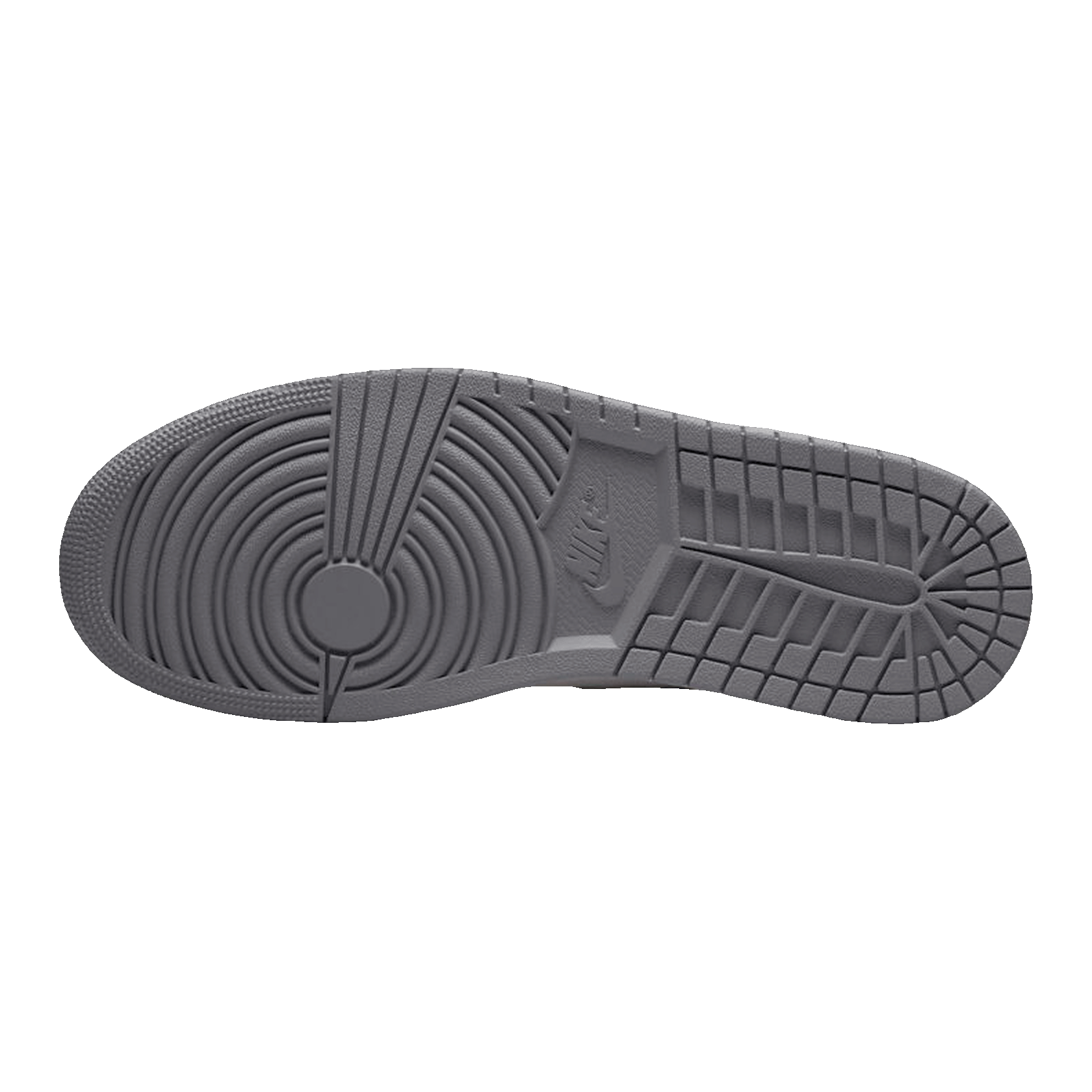 Nike Air Jordan 1 Mid Neutral Grey (GS) Sohle