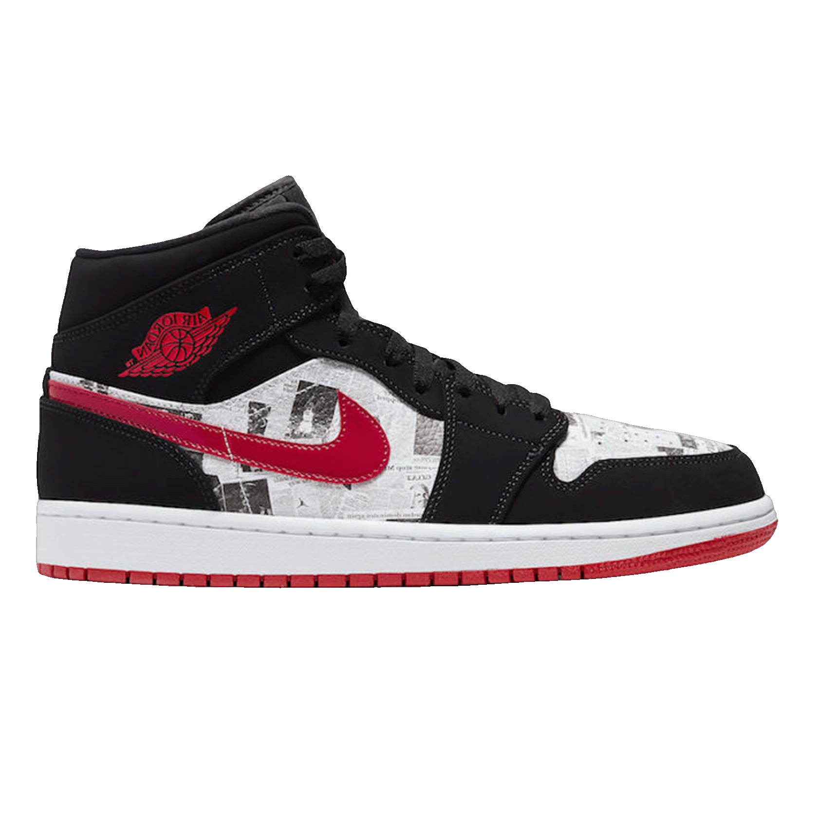 Nike Air Jordan 1 Mid Newspaper Air Times