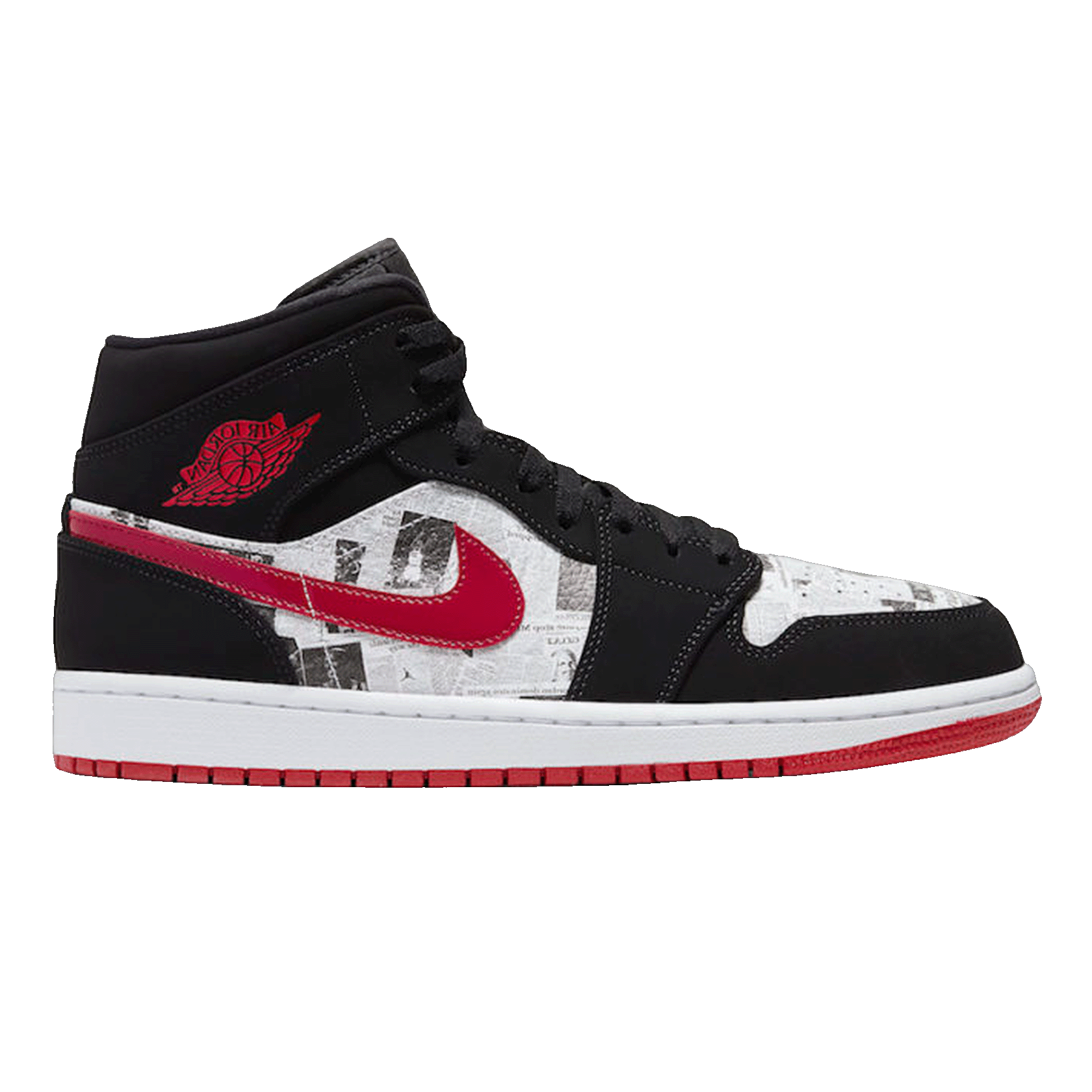 Nike Air Jordan 1 Mid Newspaper Air Times (GS)