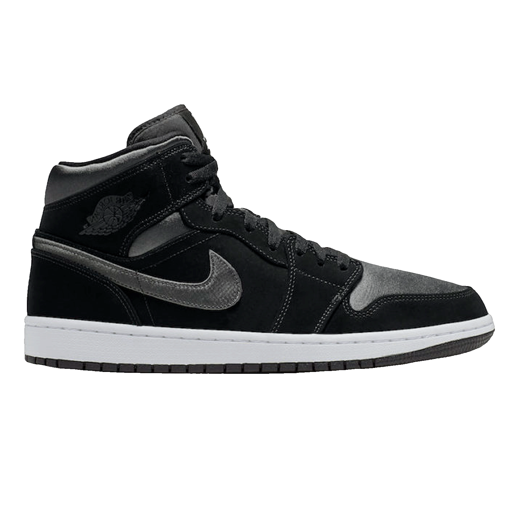 Nike Air Jordan 1 Mid Nylon Black Anthracite