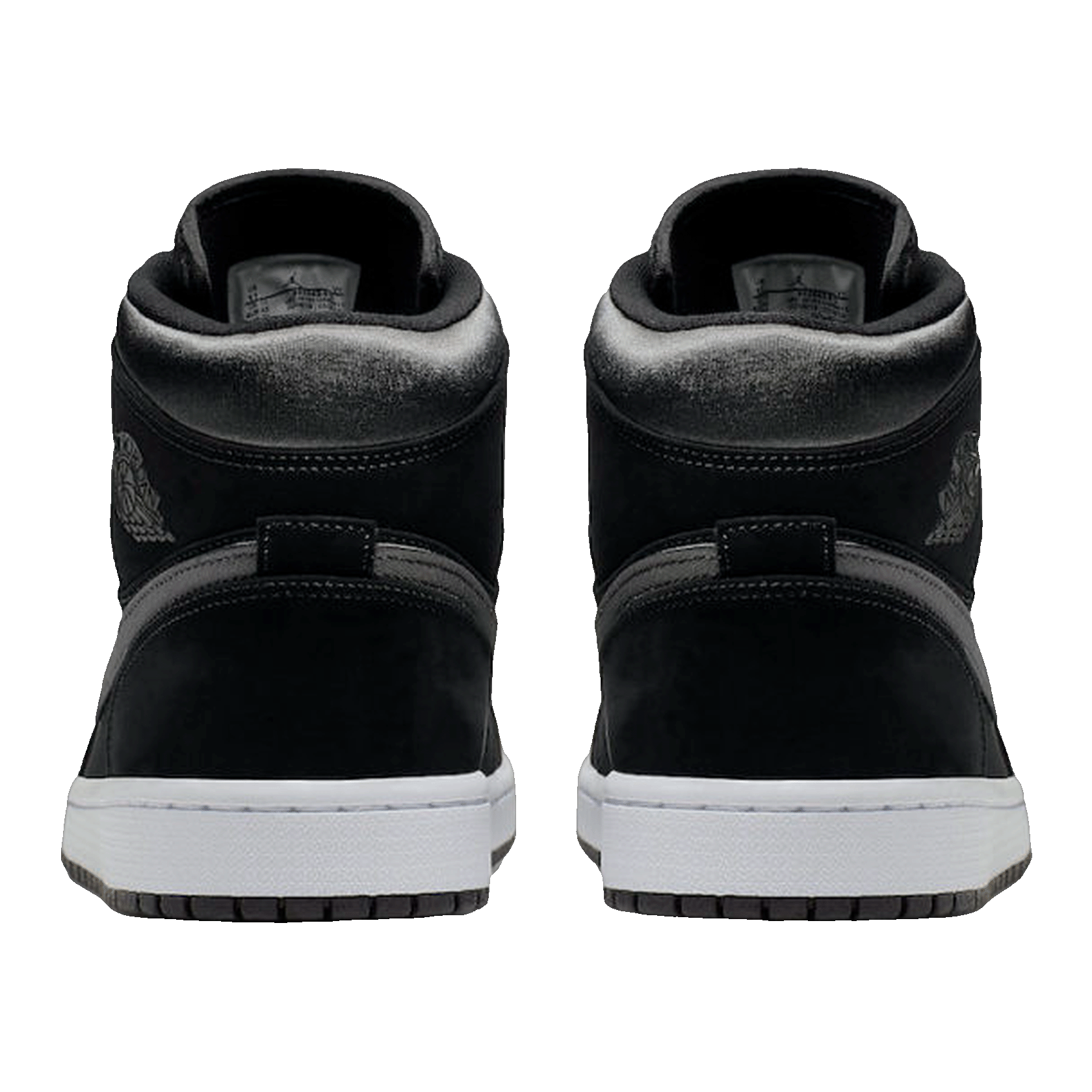 Nike Air Jordan 1 Mid Nylon Black Anthracite Back