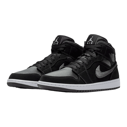 Nike Air Jordan 1 Mid Nylon Black Anthracite Side