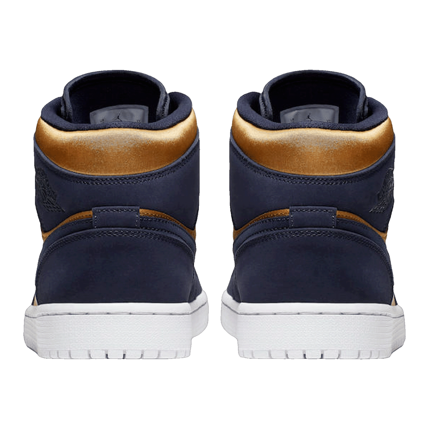 Nike Air Jordan 1 Mid Obsidian Desert Ochre Back