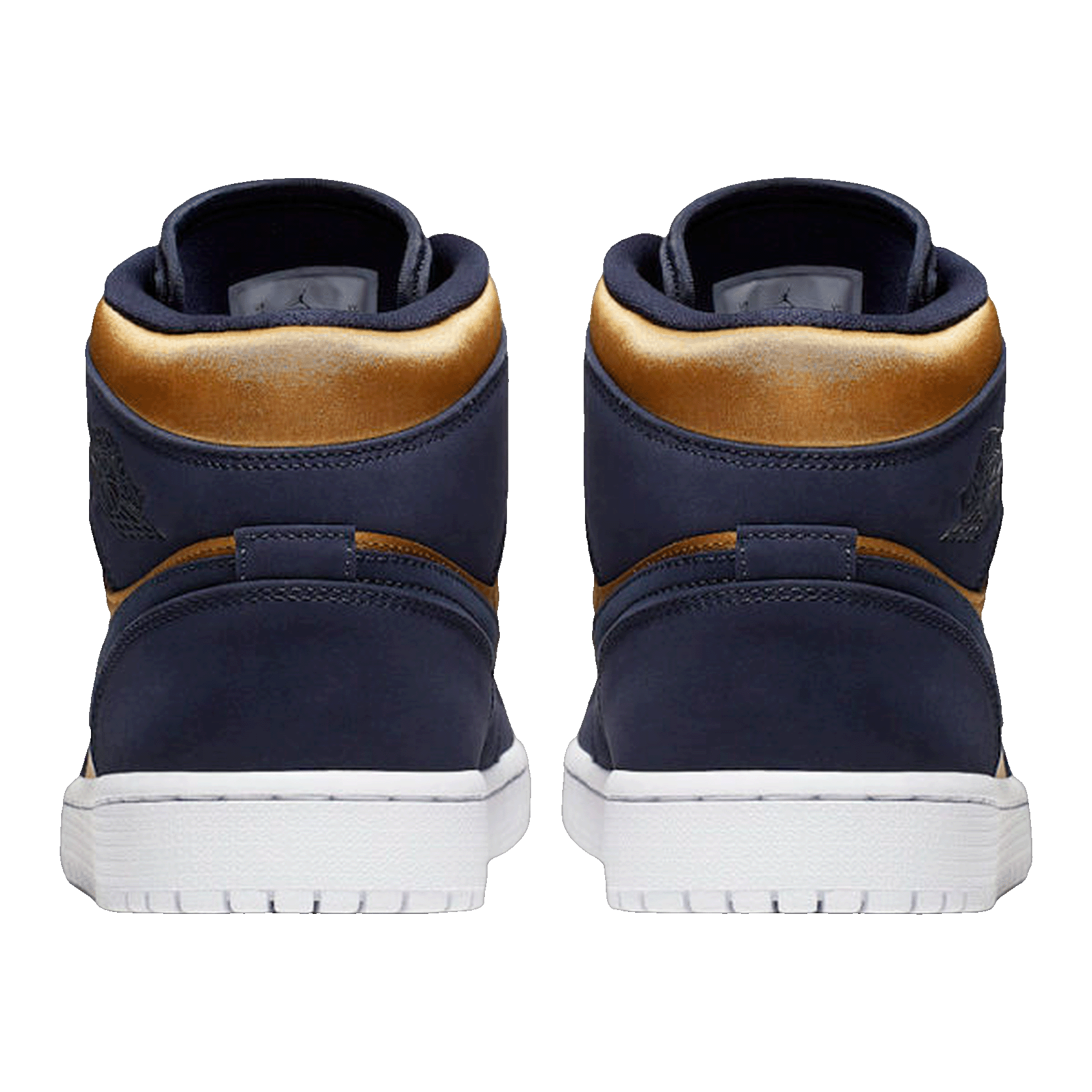 Nike Air Jordan 1 Mid Obsidian Desert Ochre Back