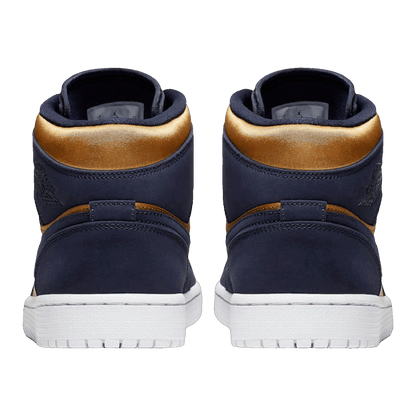 Nike Air Jordan 1 Mid Obsidian Desert Ochre Back