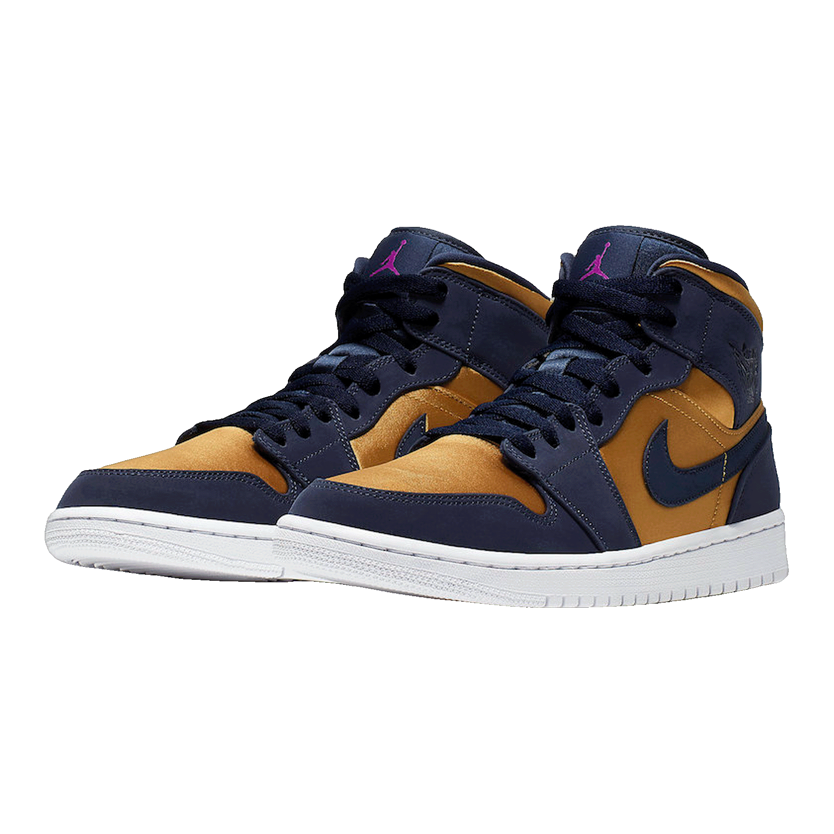 Nike Air Jordan 1 Mid Obsidian Desert Ochre Side