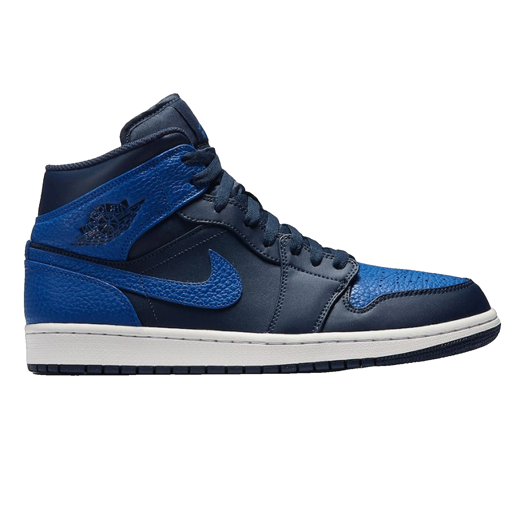 Nike Air Jordan 1 Mid Obsidian Game Royal