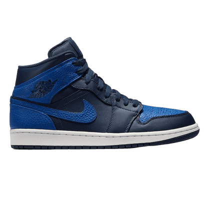 Nike Air Jordan 1 Mid Obsidian Game Royal
