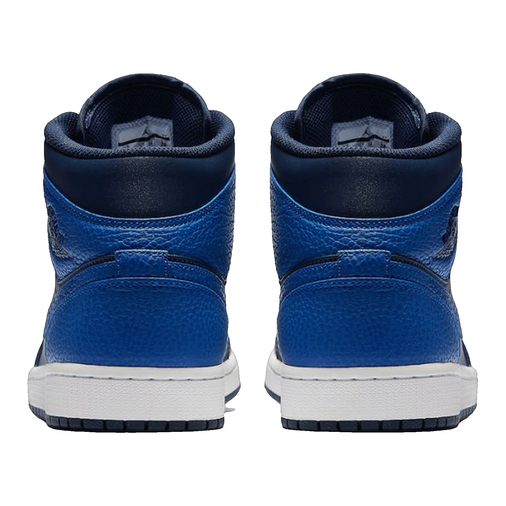 Nike Air Jordan 1 Mid Obsidian Game Royal Back