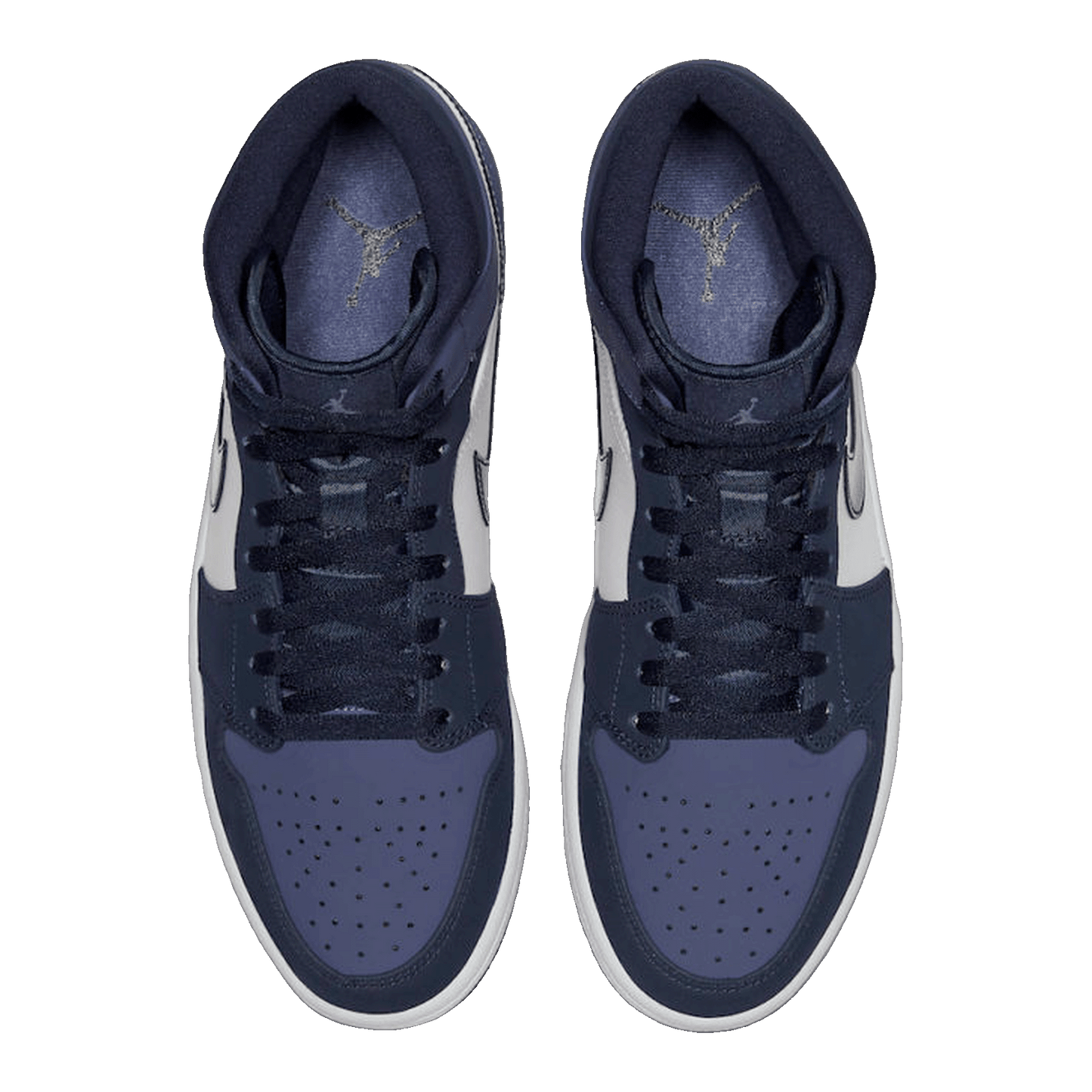 Nike Air Jordan 1 Mid Obsidian Sanded Purple Oben