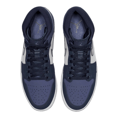 Nike Air Jordan 1 Mid Obsidian Sanded Purple Oben