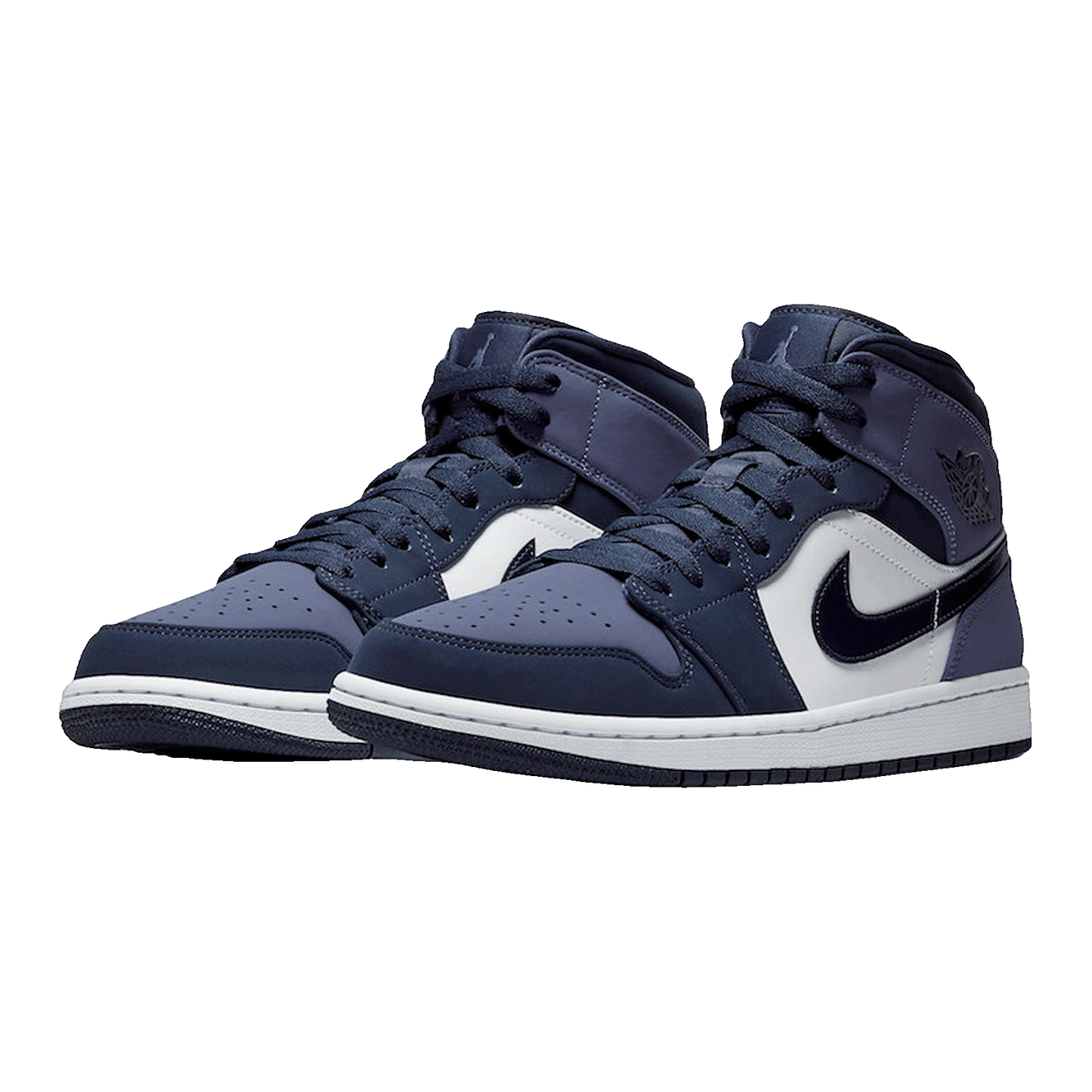 Nike Air Jordan 1 Mid Obsidian Sanded Purple Side
