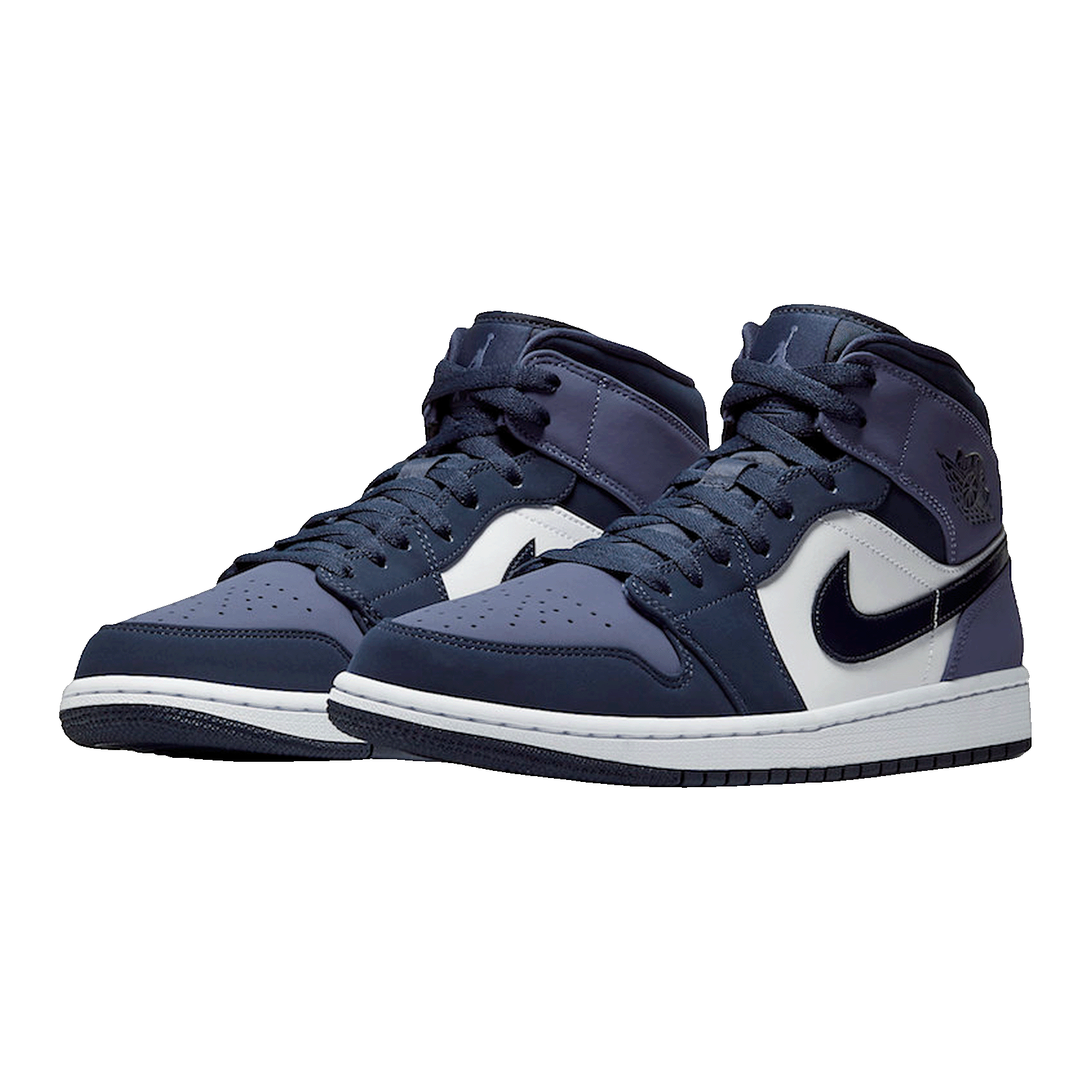 Nike Air Jordan 1 Mid Obsidian Sanded Purple Side