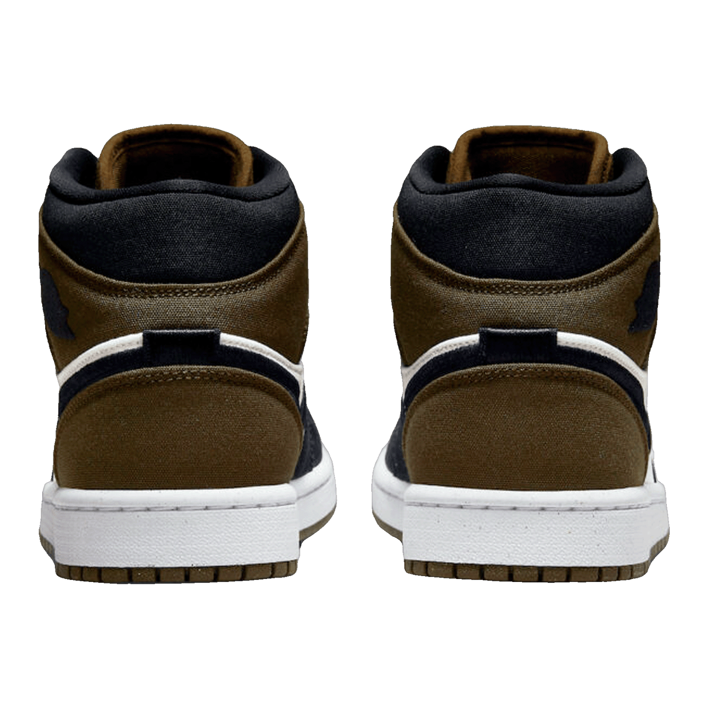 Nike Air Jordan 1 Mid Olive Toe (W) Back
