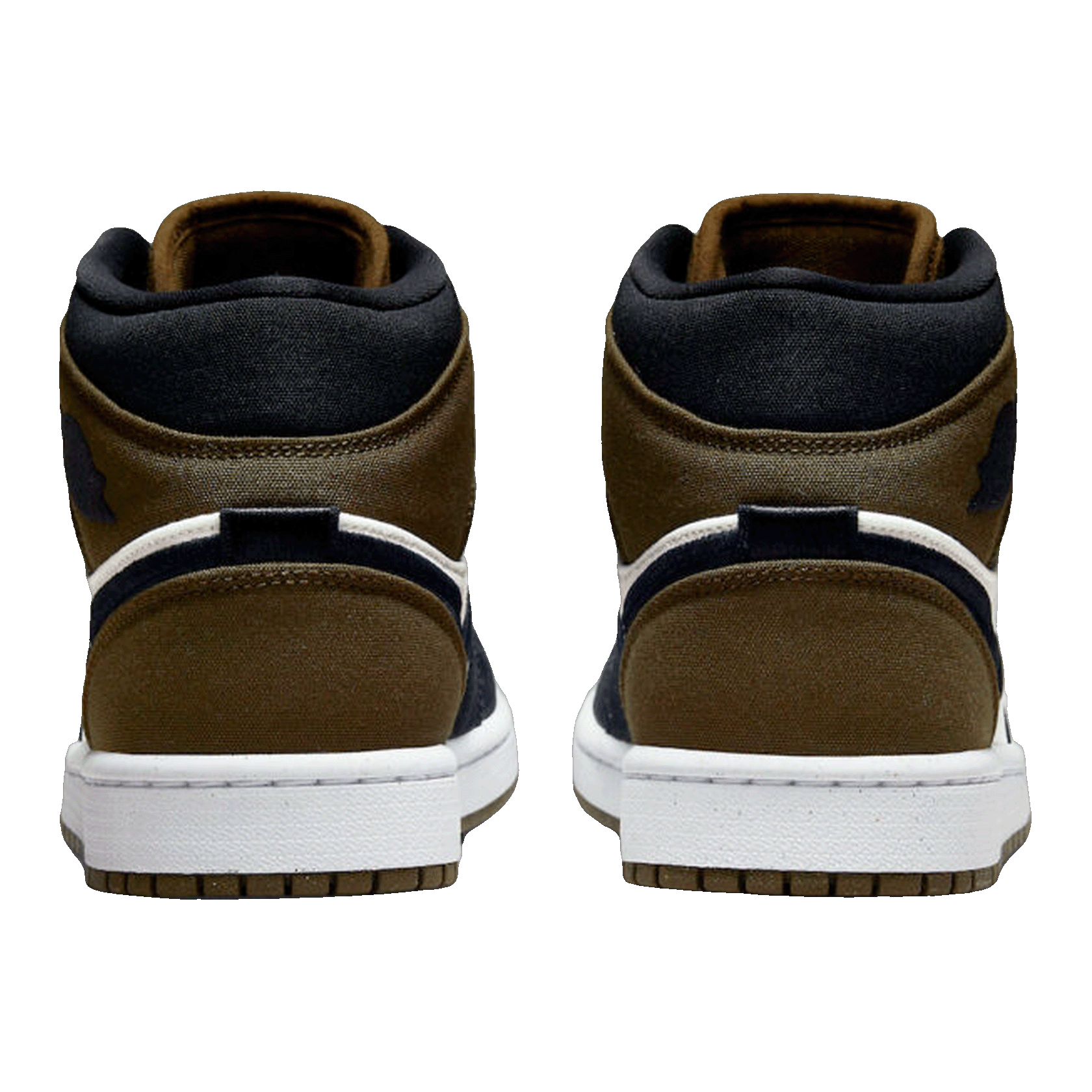 Nike Air Jordan 1 Mid Olive Toe (W) Back
