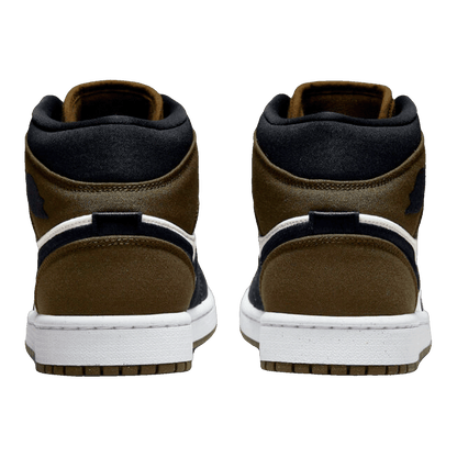 Nike Air Jordan 1 Mid Olive Toe (W) Back