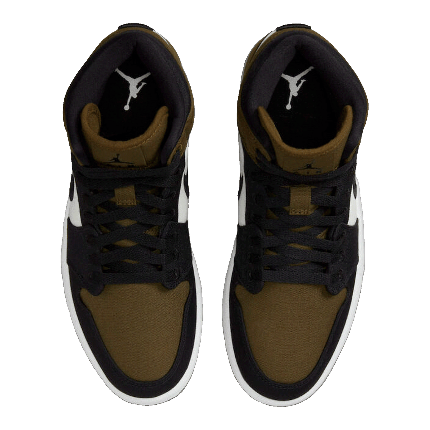 Nike Air Jordan 1 Mid Olive Toe (W) Oben