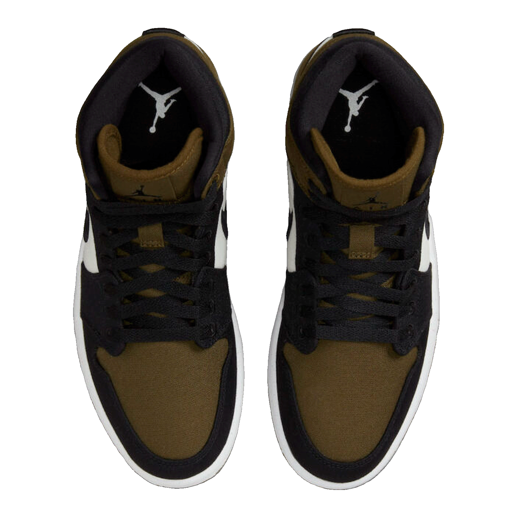 Nike Air Jordan 1 Mid Olive Toe (W) Oben