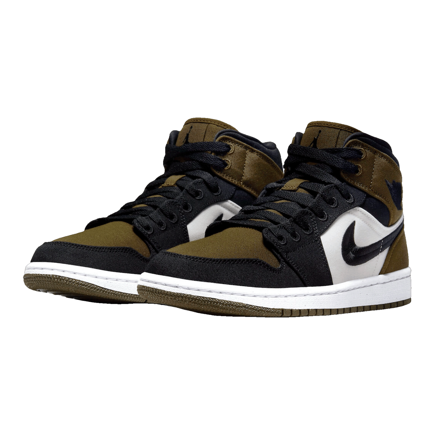 Nike Air Jordan 1 Mid Olive Toe (W) Side