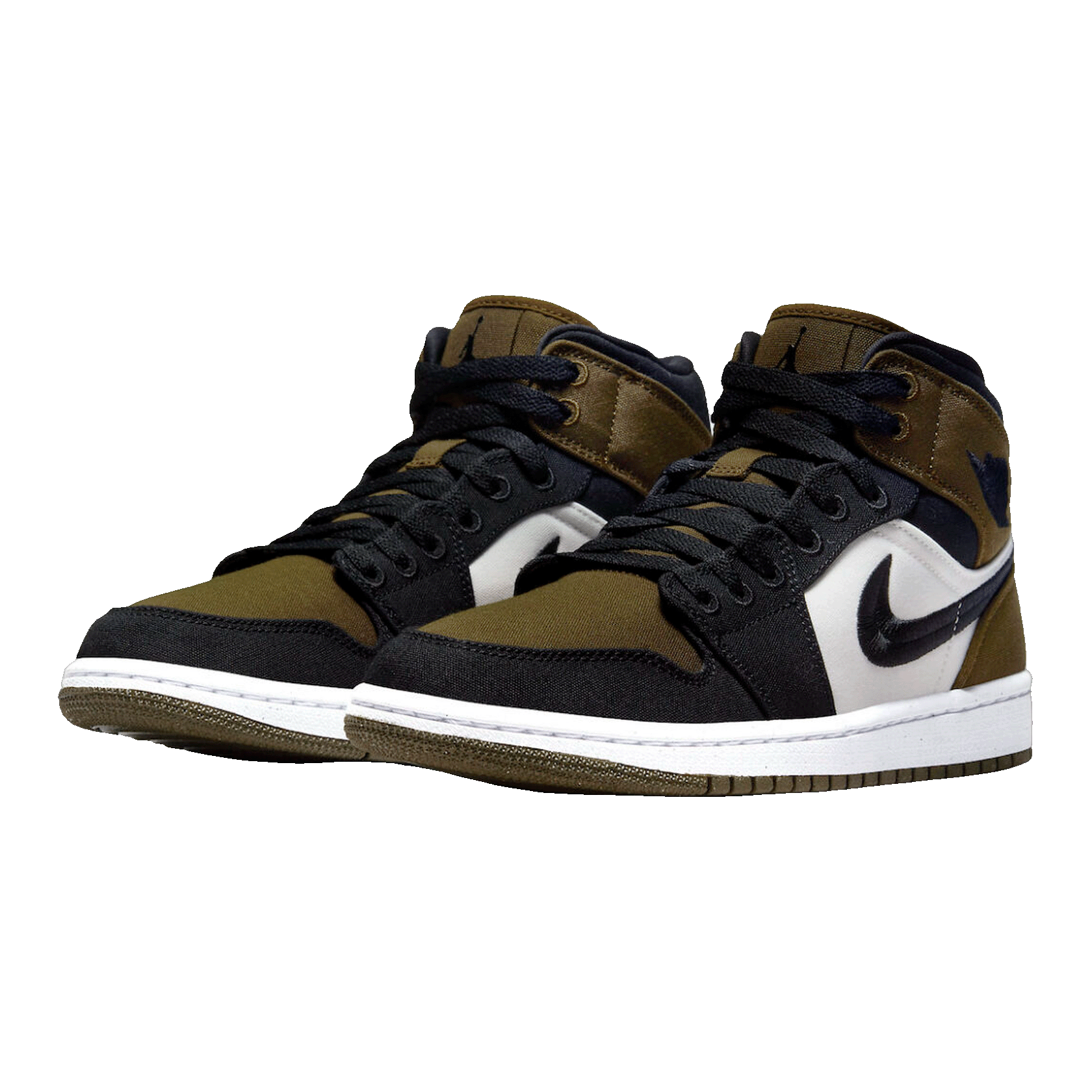 Nike Air Jordan 1 Mid Olive Toe (W) Side