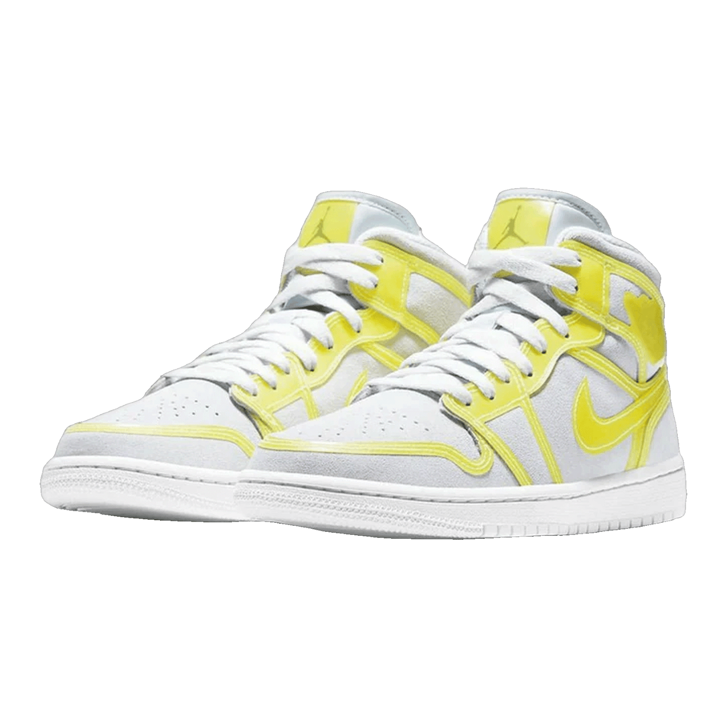 Nike Air Jordan 1 Mid Opti Yellow (W) Side