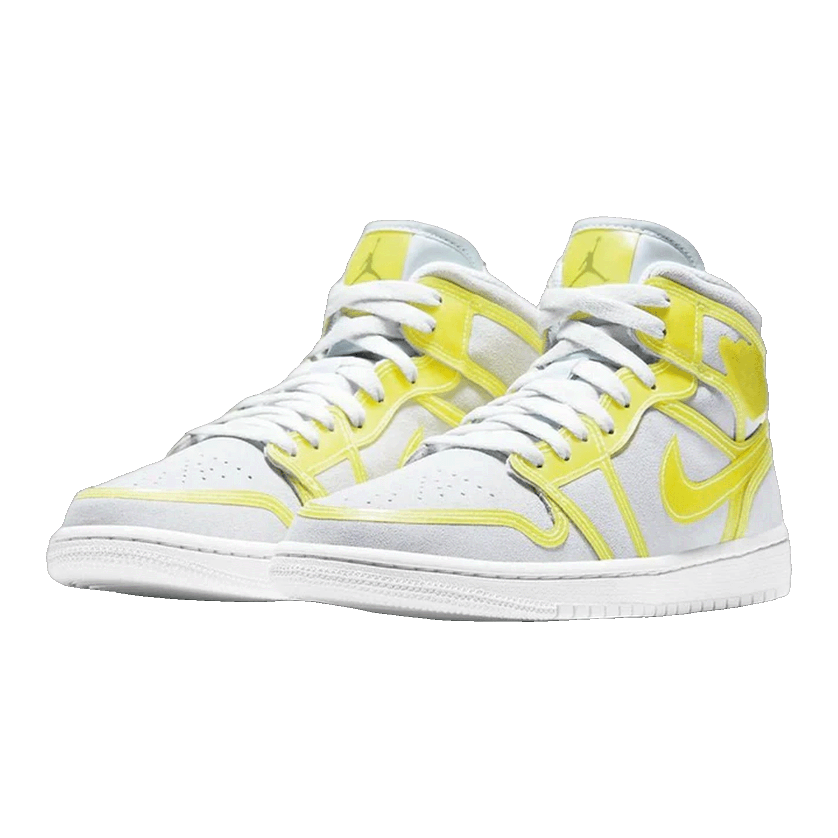 Nike Air Jordan 1 Mid Opti Yellow (W) Side