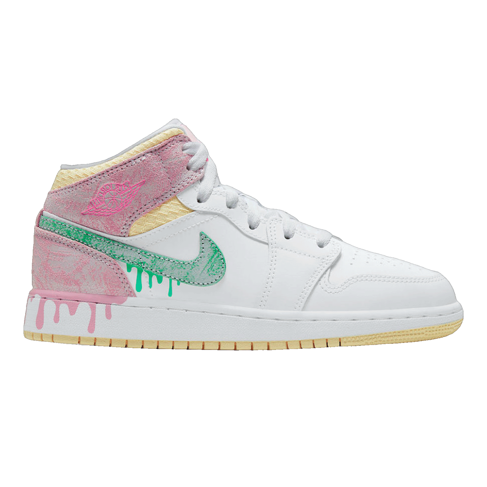 Nike Air Jordan 1 Mid Paint Drip (GS)