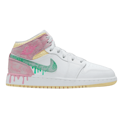 Nike Air Jordan 1 Mid Paint Drip (GS)