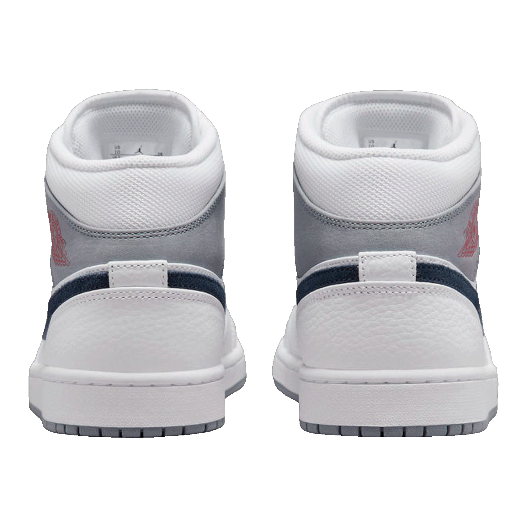 Nike Air Jordan 1 Mid Paris White Back