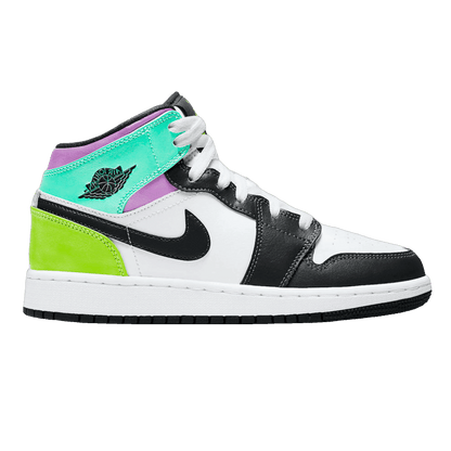Nike Air Jordan 1 Mid Pastel Black Toe (GS)