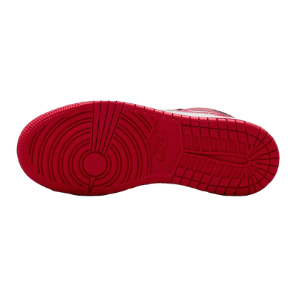 Nike Air Jordan 1 Mid Patent Bred Toe (GS) Sohle