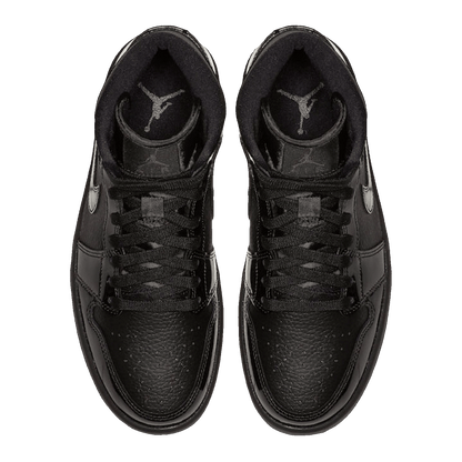 Nike Air Jordan 1 Mid Patent Triple Black (W) Oben