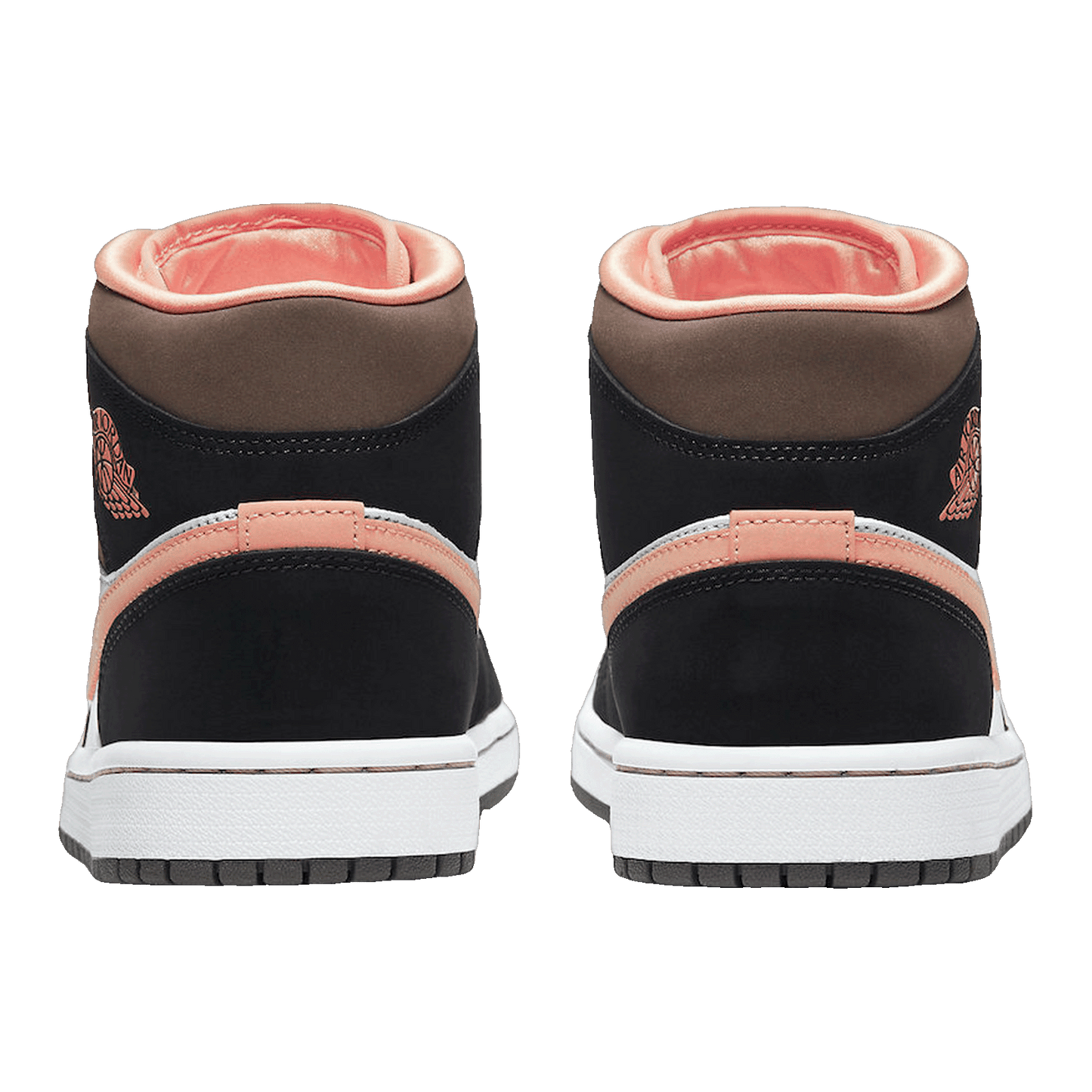 Nike Air Jordan 1 Mid Peach Mocha (W) Back
