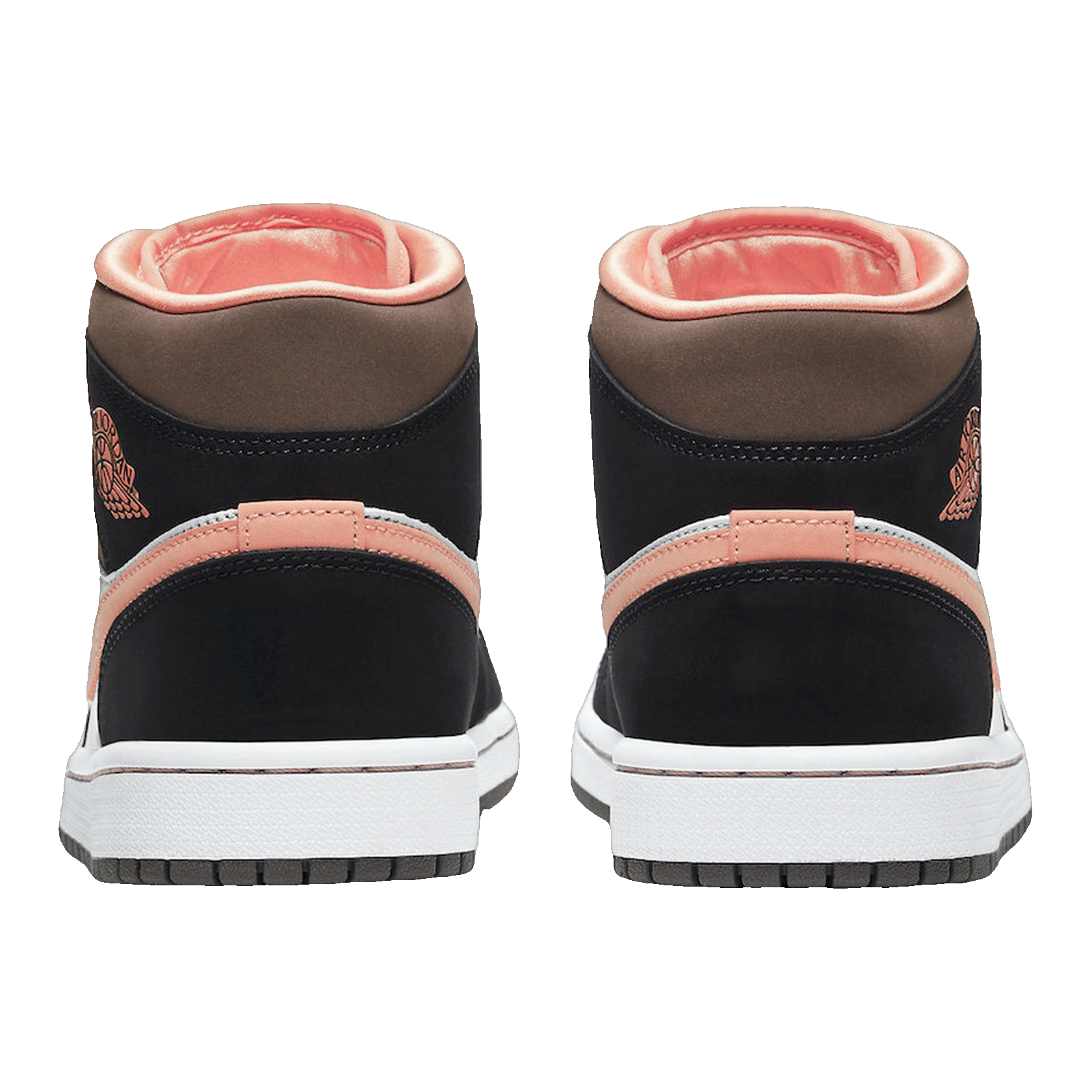 Nike Air Jordan 1 Mid Peach Mocha (W) Back