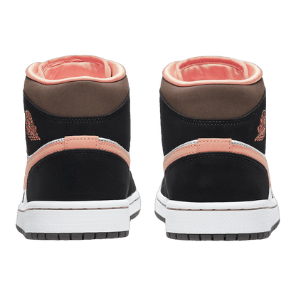 Nike Air Jordan 1 Mid Peach Mocha (W) Back