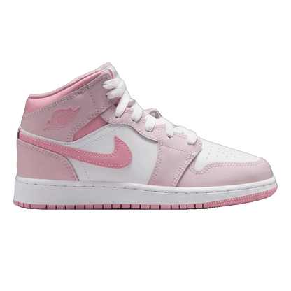 Nike Air Jordan 1 Mid Pearl Pink White (GS)