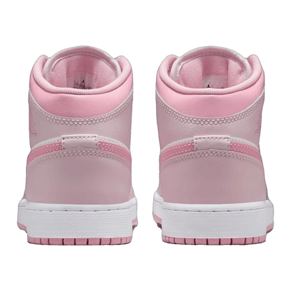 Nike Air Jordan 1 Mid Pearl Pink White (GS) Back