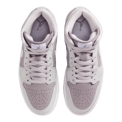 Nike Air Jordan 1 Mid Photon Dust Atmosphere Grey (W) Oben