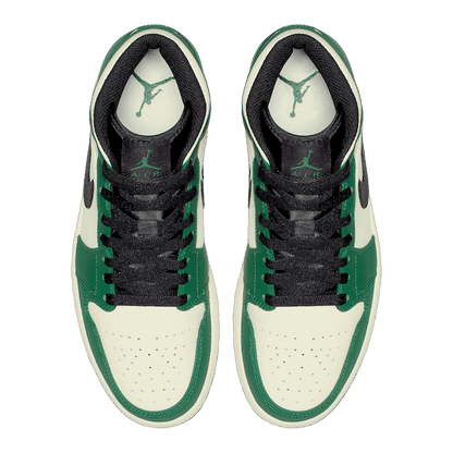 Nike Air Jordan 1 Mid Pine Green Oben