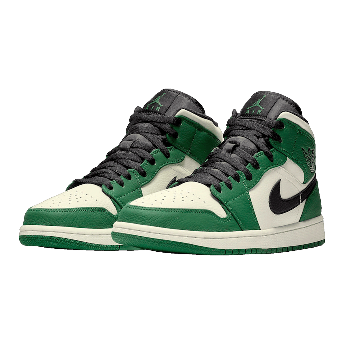 Nike Air Jordan 1 Mid Pine Green Side
