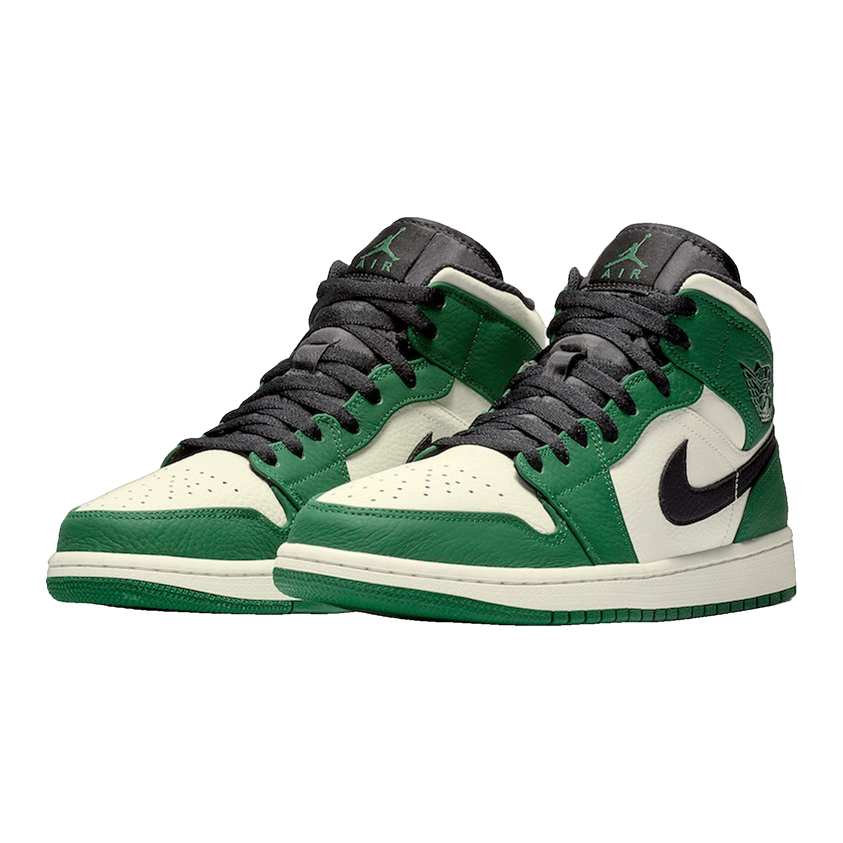 Nike Air Jordan 1 Mid Pine Green Side