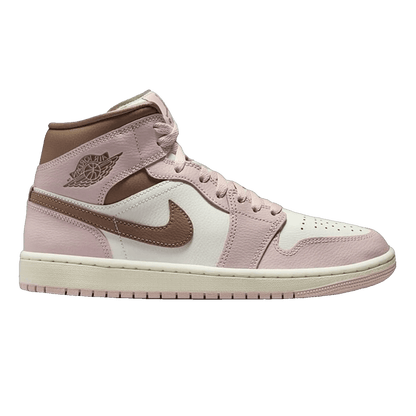 Nike Air Jordan 1 Mid Pink Oxford Brown (W)