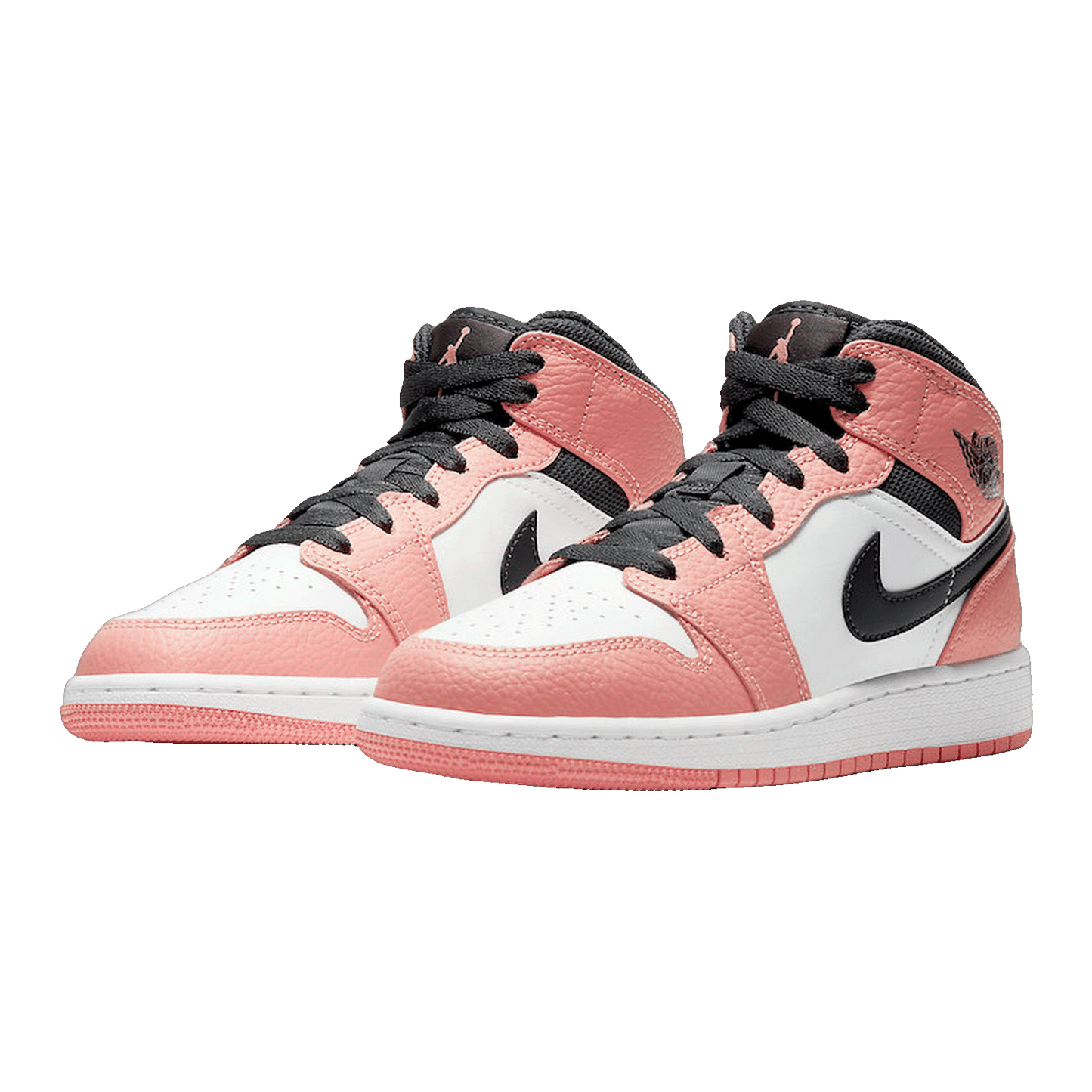 Nike Air Jordan 1 Mid Pink Quartz (GS) Side