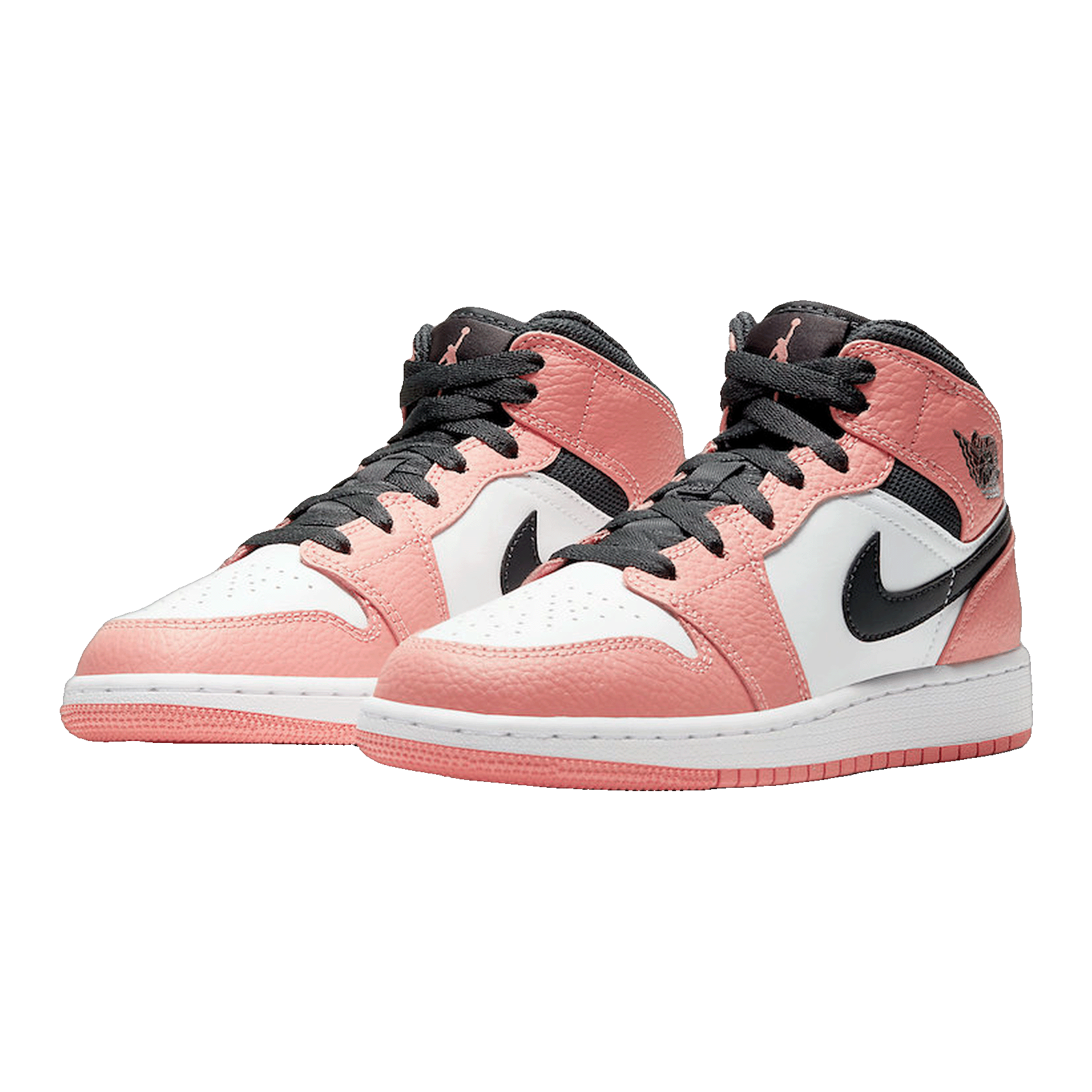 Nike Air Jordan 1 Mid Pink Quartz (GS) Side