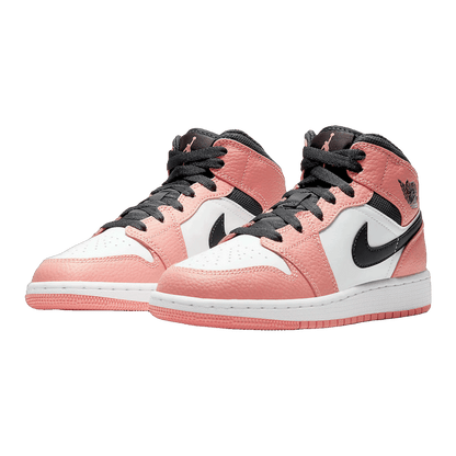 Nike Air Jordan 1 Mid Pink Quartz (GS) Side